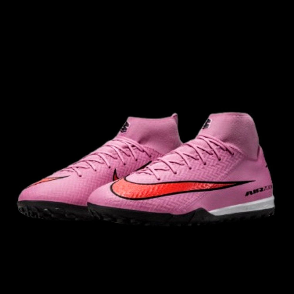 Nike Zoom Mercurial Superfly 10 Academy Turf Soccer Mens SZ 12.5 Magic Flamingo